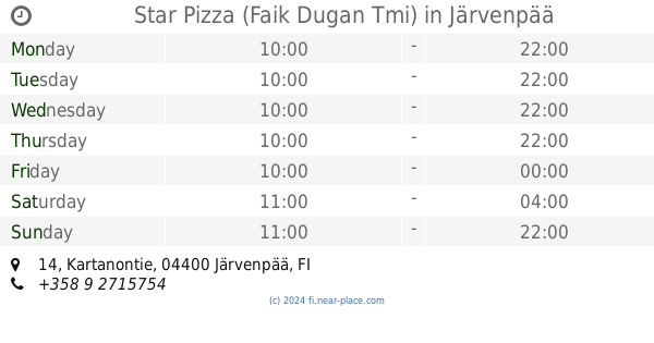 ? Deli Järvenpää opening times, tel. +358 10 5389900