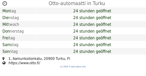 Geldautomat in der nähe Otto-automat öffnungszeiten, kontakte