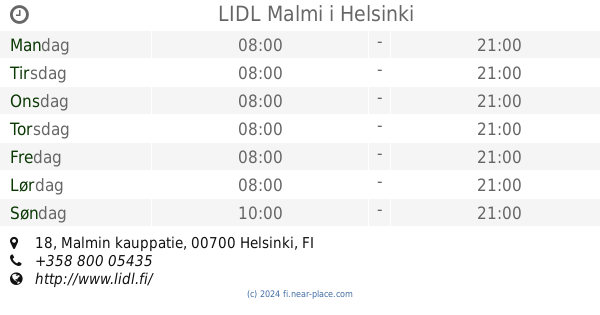 ? Prisma Malmi Helsinki åbningstider, 18, Malmin kauppatie, tel. +358 10  7667400