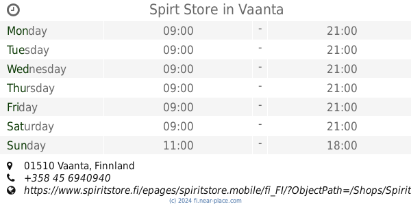 ? Marimekko Outlet Tammisto Vanda opening times, 2, Elvägen, tel. +358 44  7292258