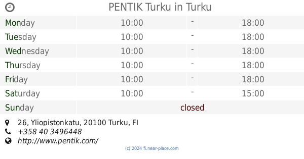 Home goods store nearby PlatinOro Oy opening times, contacts