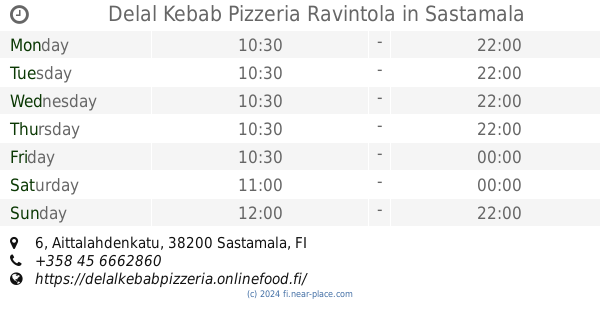 ? Sastamalan Ruoka- Ja Puhtauspalvelut Oy Sastamala opening times, 2,  Aarnontie, tel. +358 40 1382062