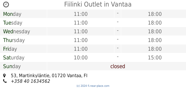 ? Lastentarvike Varisto Vanda opening times, 3, Tegvägen, tel. +358 9  85205100