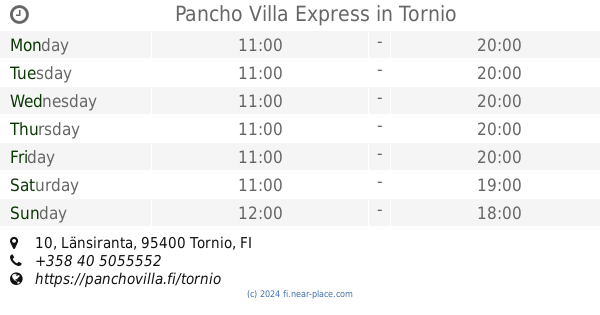 Food nearby Subway Tornio Kauppakeskus Rajalla opening times, contacts