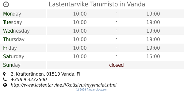 Clothing store nearby Budget Sport Vantaa, Tammisto opening times, contacts